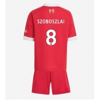 Billiga Liverpool Dominik Szoboszlai #8 Hemmatröja Barn 2025-26 Kortärmad (+ Korta byxor)